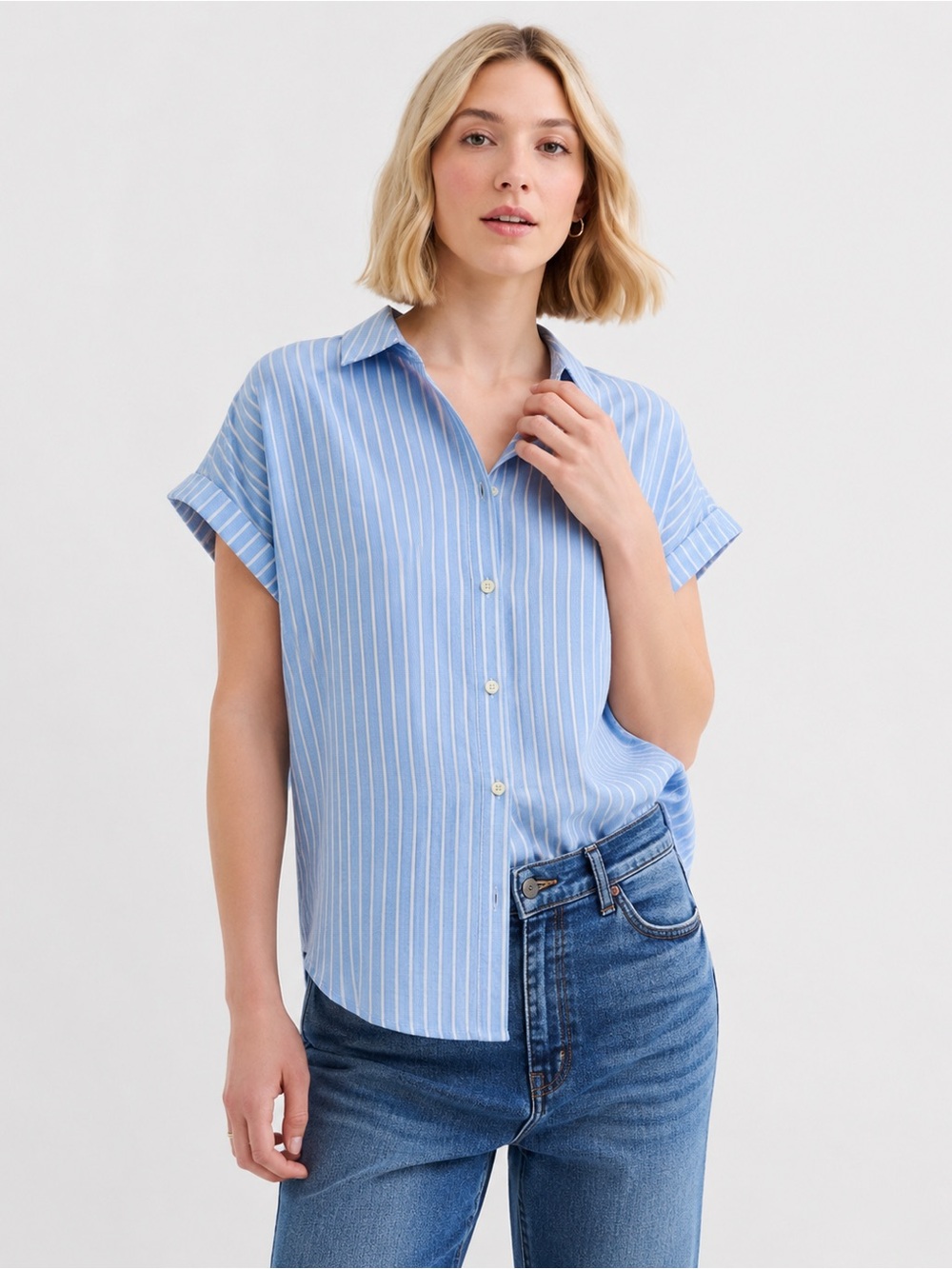 LOFT Striped Dolman Shirt 
Sz. Petite XS